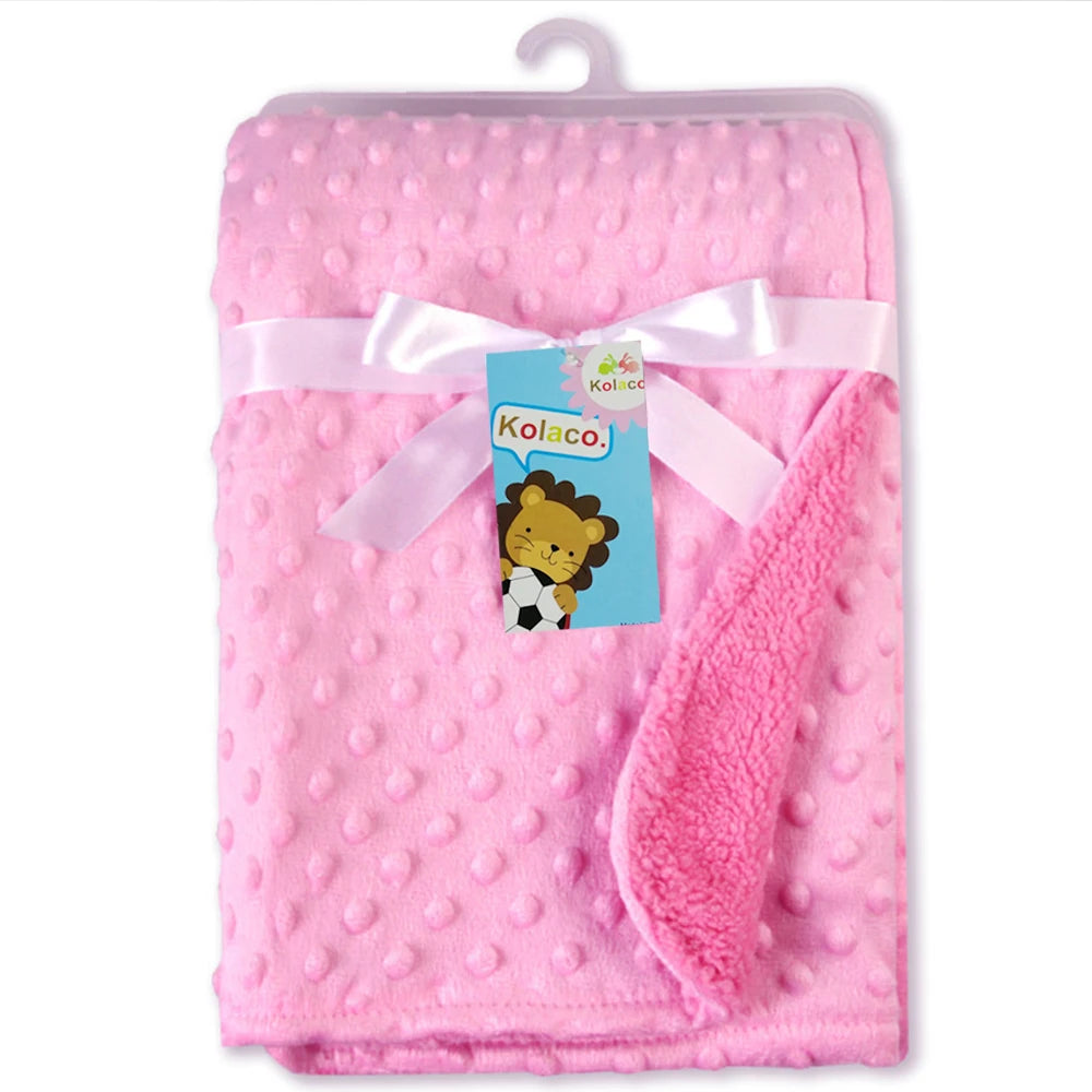 Cozy Baby Fleece Blanket Swaddle Wrap | Soft All Season Newborn Essential