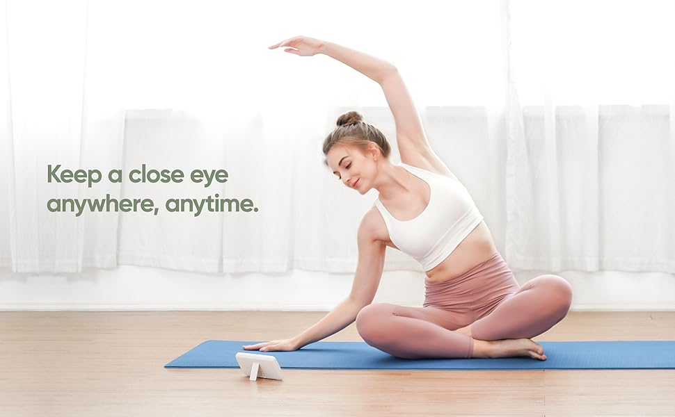 5" HD Video Baby Monitor with Camera – Long Range, 2-Way Audio & Night Vision