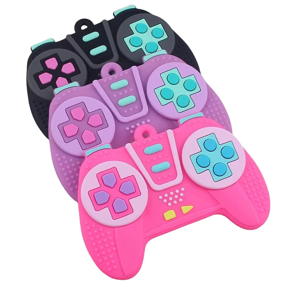 Silicone Controller Teether Toy – Sensory Grip Baby Chew Toy