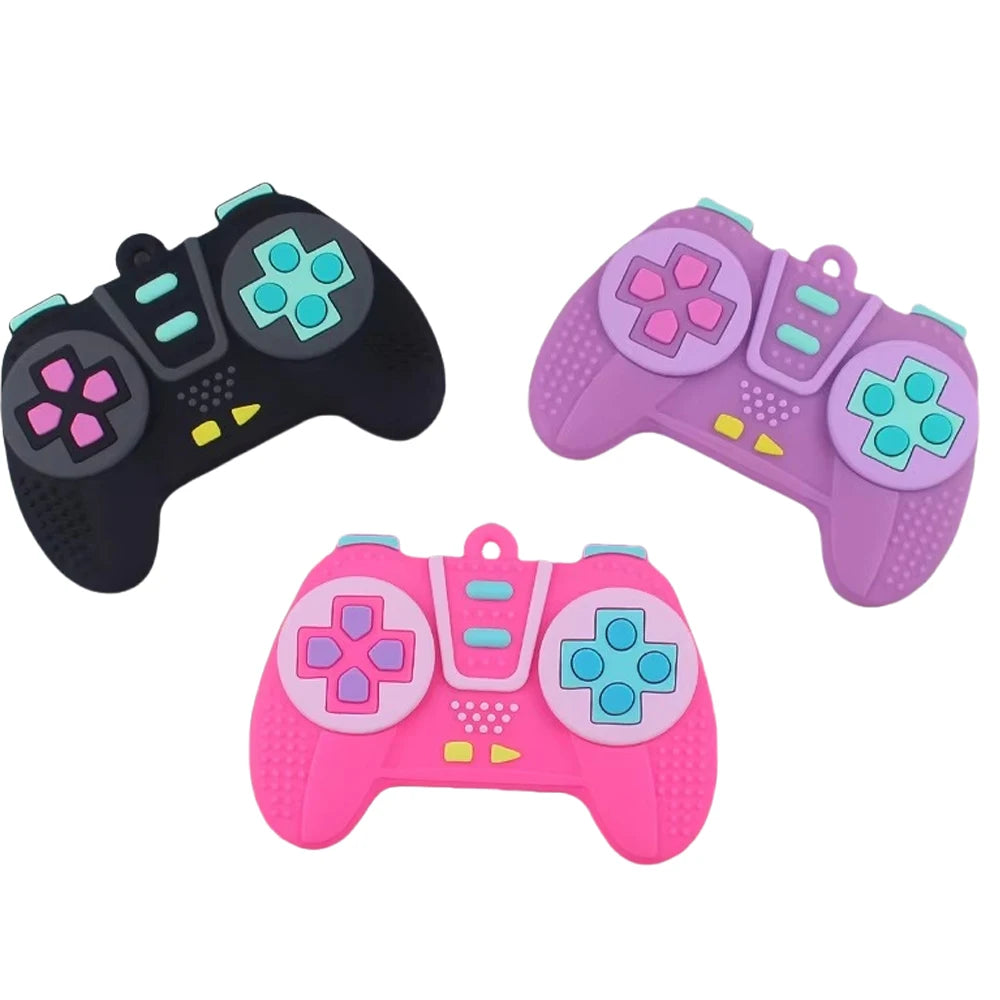 Silicone Controller Teether Toy – Sensory Grip Baby Chew Toy