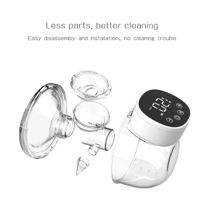Wearable Double Electric Breast Pump | Hands-Free, Rechargeable with LED Display
