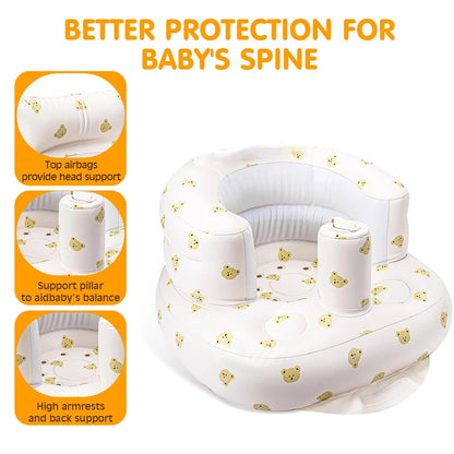 Inflatable Baby Support Seat – Soft Floor Sitting Trainer