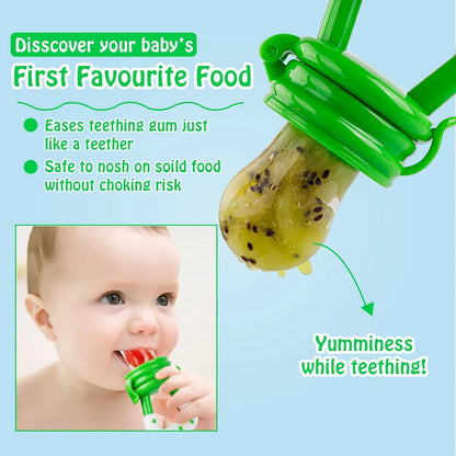 Silicone Baby Fruit Feeder Pacifier – Mess-Free Self Feeding Tool