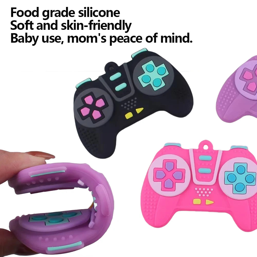 Silicone Controller Teether Toy – Sensory Grip Baby Chew Toy