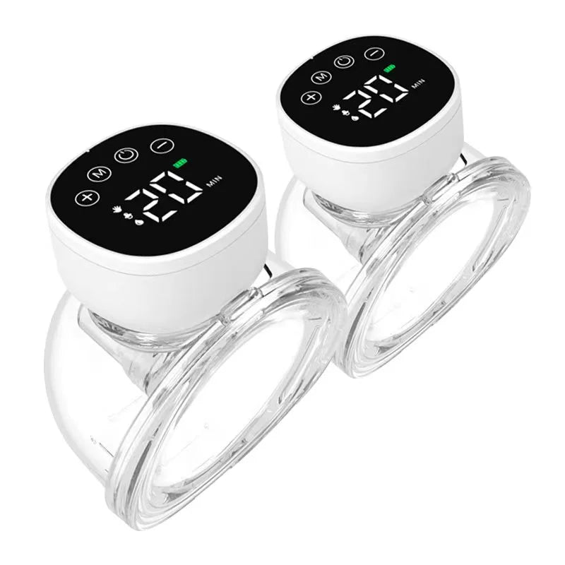 Wearable Double Electric Breast Pump | Hands-Free, Rechargeable with LED Display