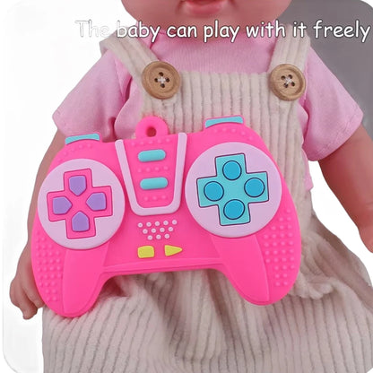 Silicone Controller Teether Toy – Sensory Grip Baby Chew Toy