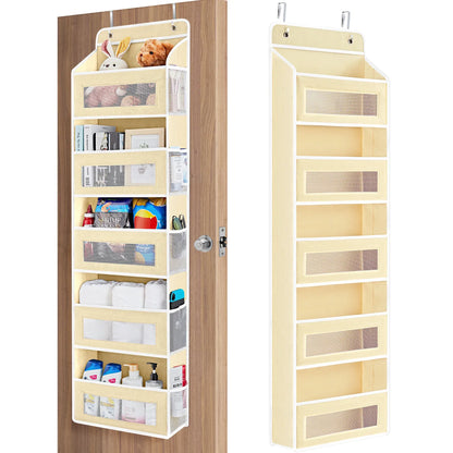 5-Shelf Over-the-Door Hanging Organizer – Large Capacity Storage Rack