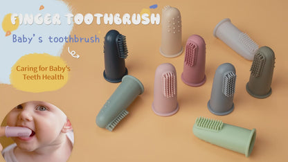 Baby Silicone Finger Toothbrush | BPA-Free Gentle Gum Care